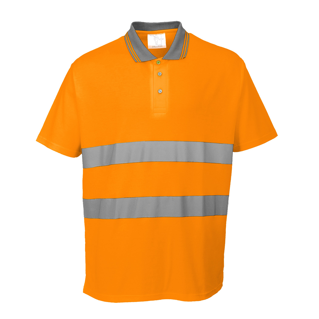 Portwest Hi-Vis Cotton Comfort Poloshirt kurzarm (S171)