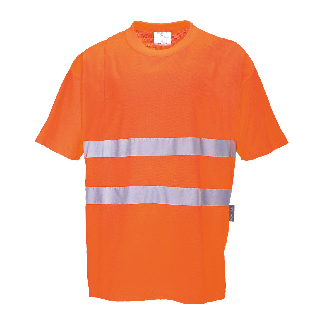 Portwest Hi-Vis Cotton Comfort-T-Shirt kurzarm (S172)