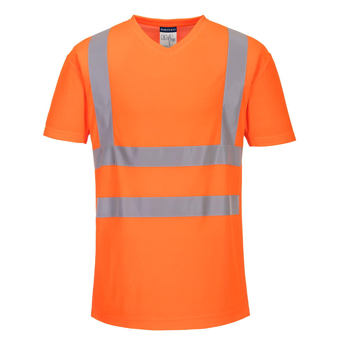 Portwest Hi-Vis Cotton Comfort T-Shirt mit Mesheinsatz kurzarm (S179)