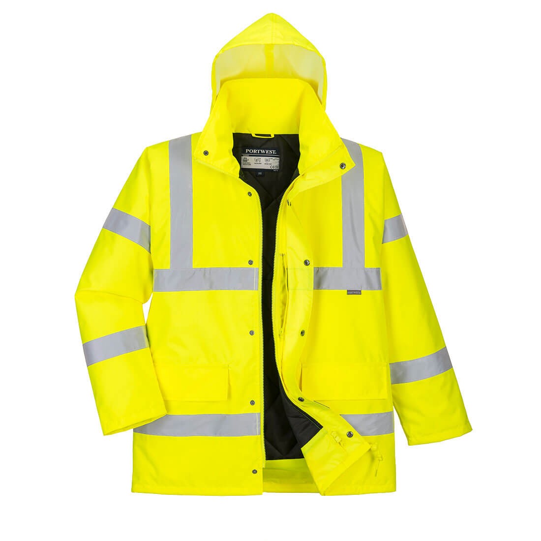 Portwest Hi-Vis Winter Verkehrsjacke atmungsaktiv (S461) Gelb XXL