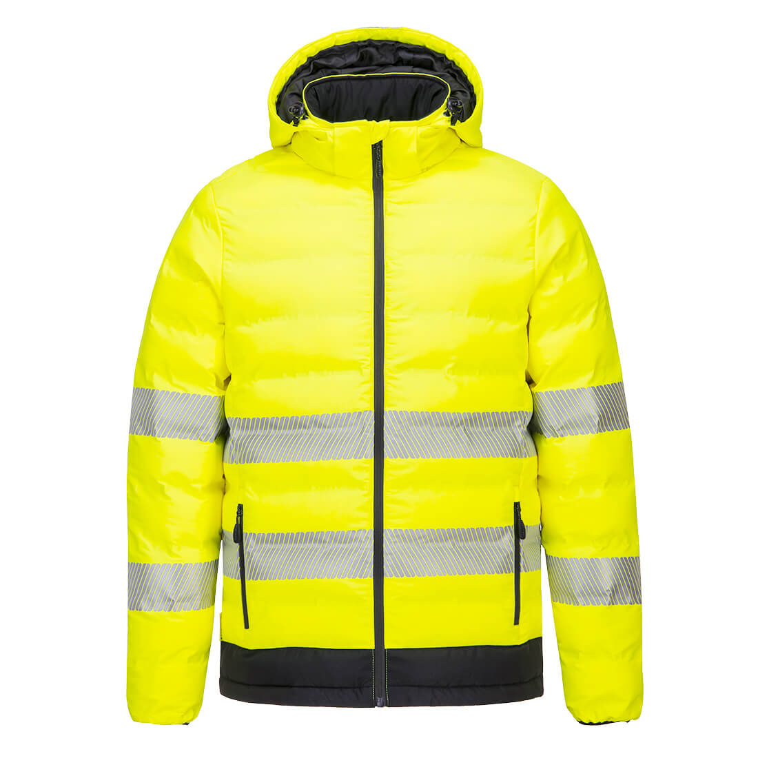 Portwest Hi-Vis Beheizbare Ultrasonic Tunneljacke (S548) Gelb/Schwarz L