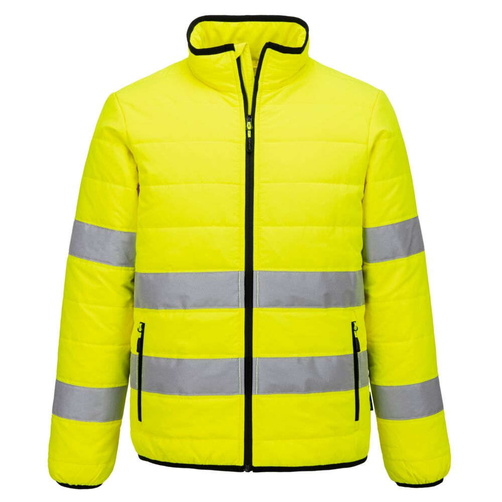 Portwest Hi-Vis Steppjacke (S617) Gelb/Schwarz 4XL