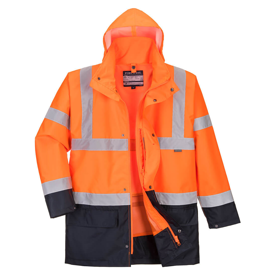 Portwest Hi-Vis 5-in-1 Kontrast Jacke Essential (S766)