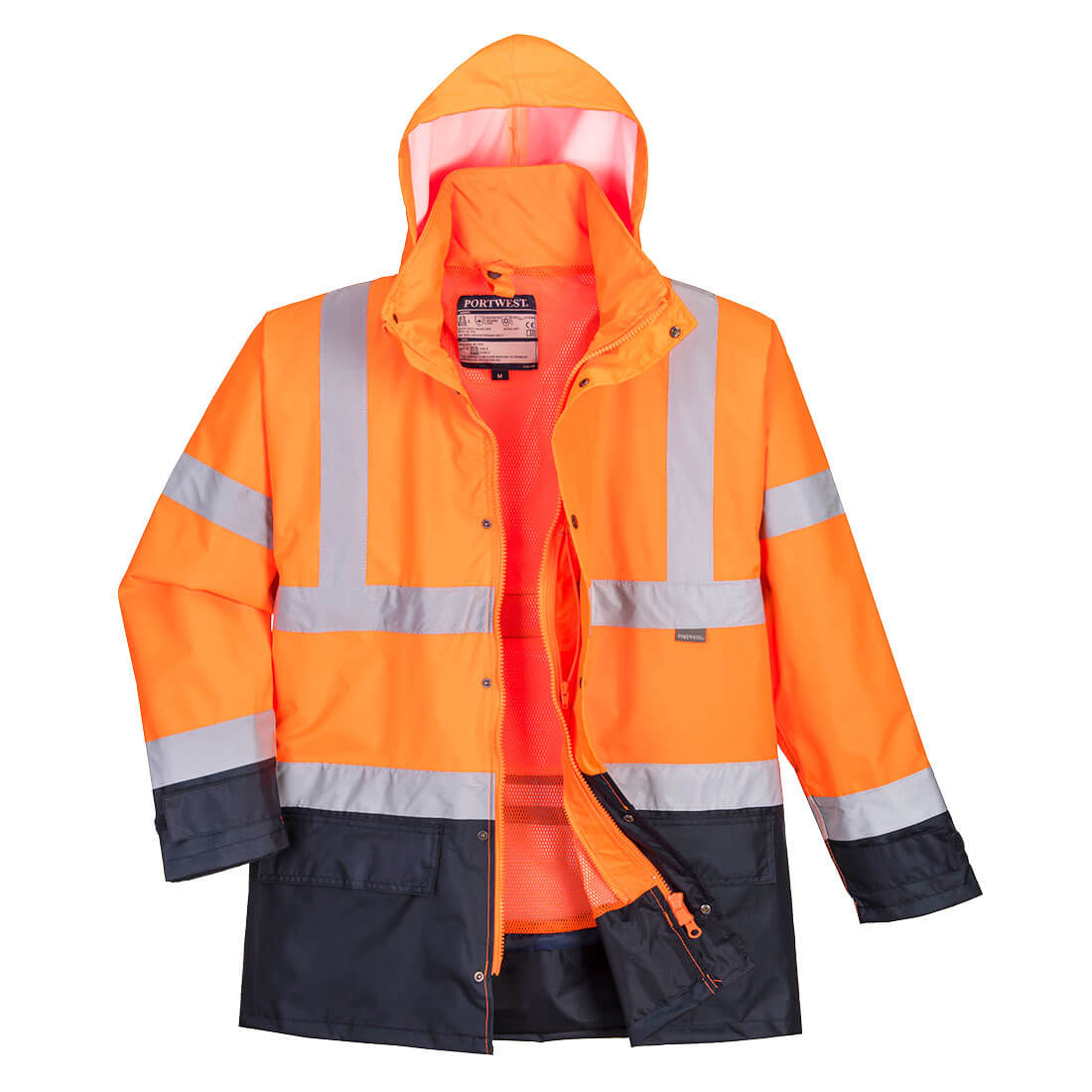 Portwest Hi-Vis 5-in-1 Kontrast Exekutiv Jacke (S768)