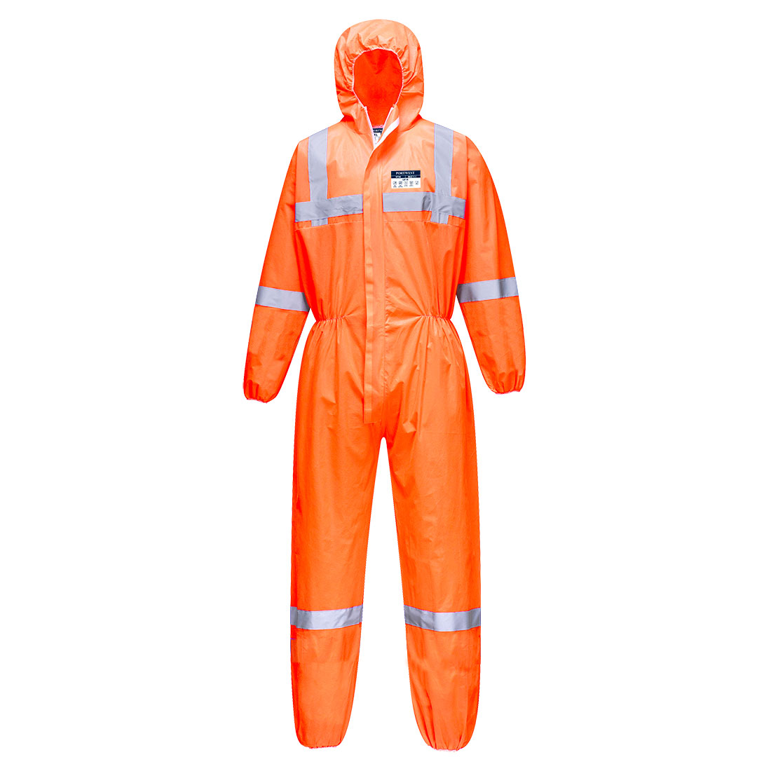 Portwest Antistatik VisTex Chemikalien SMS Overall (Pk50) (ST36) Orange M