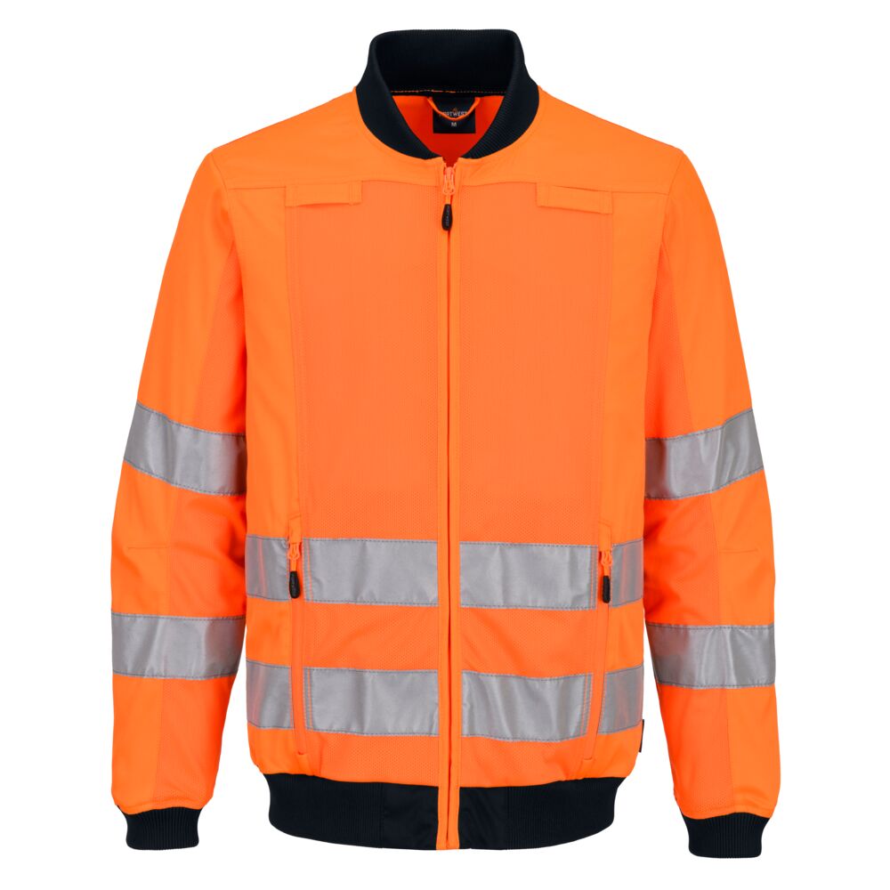 Portwest Hi-Vis Work Mesh Panel Jacket (T164)
