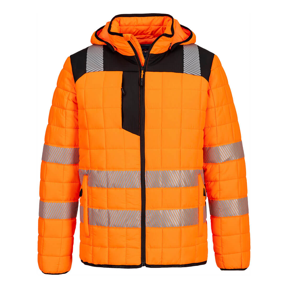 Portwest PW3 Hi-Vis quadratisch gesteppte Jacke (T165)