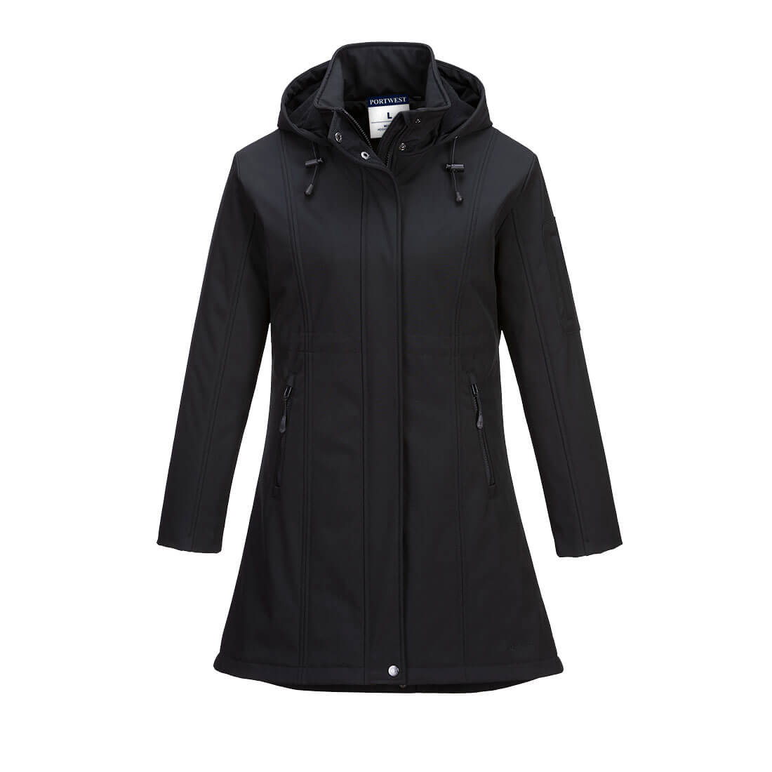 Portwest Carla Damen Softshellmantel mit Kapuze (3L) (TK42)