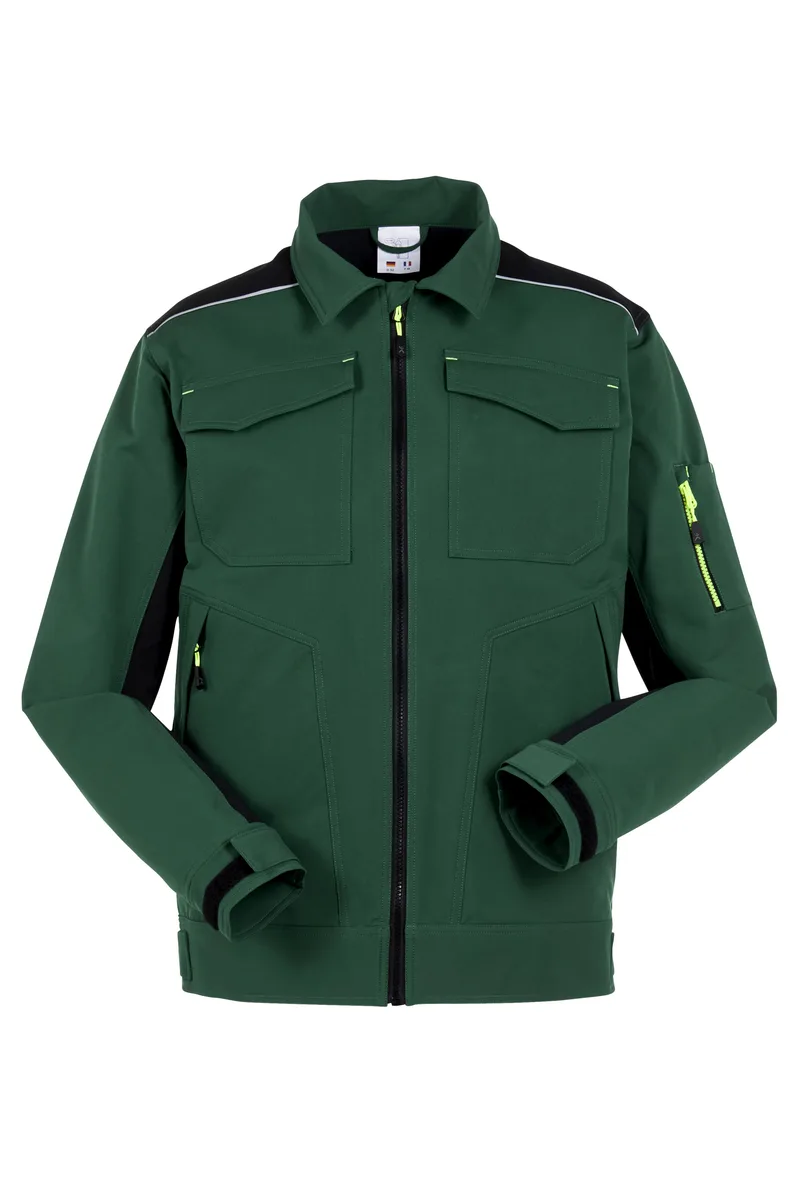 PLANAM rECOline Bundjacke grün/schwarz