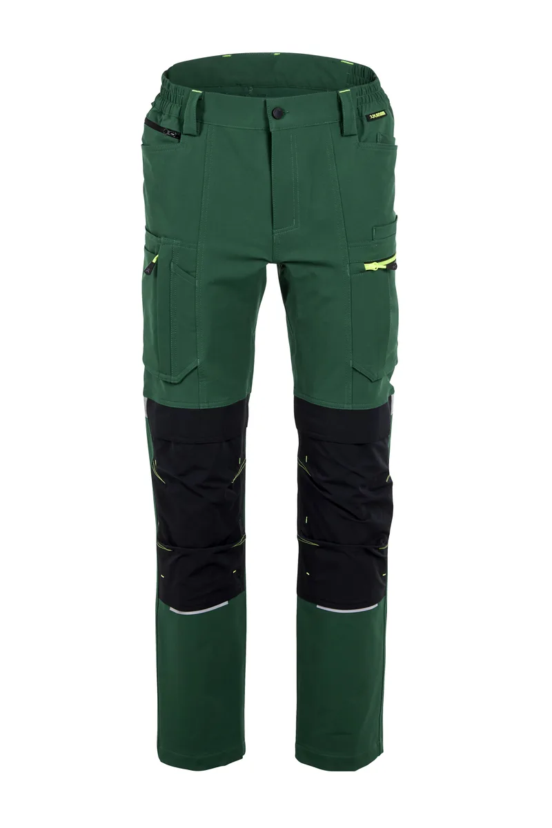 PLANAM rECOline Bundhose grün/schwarz