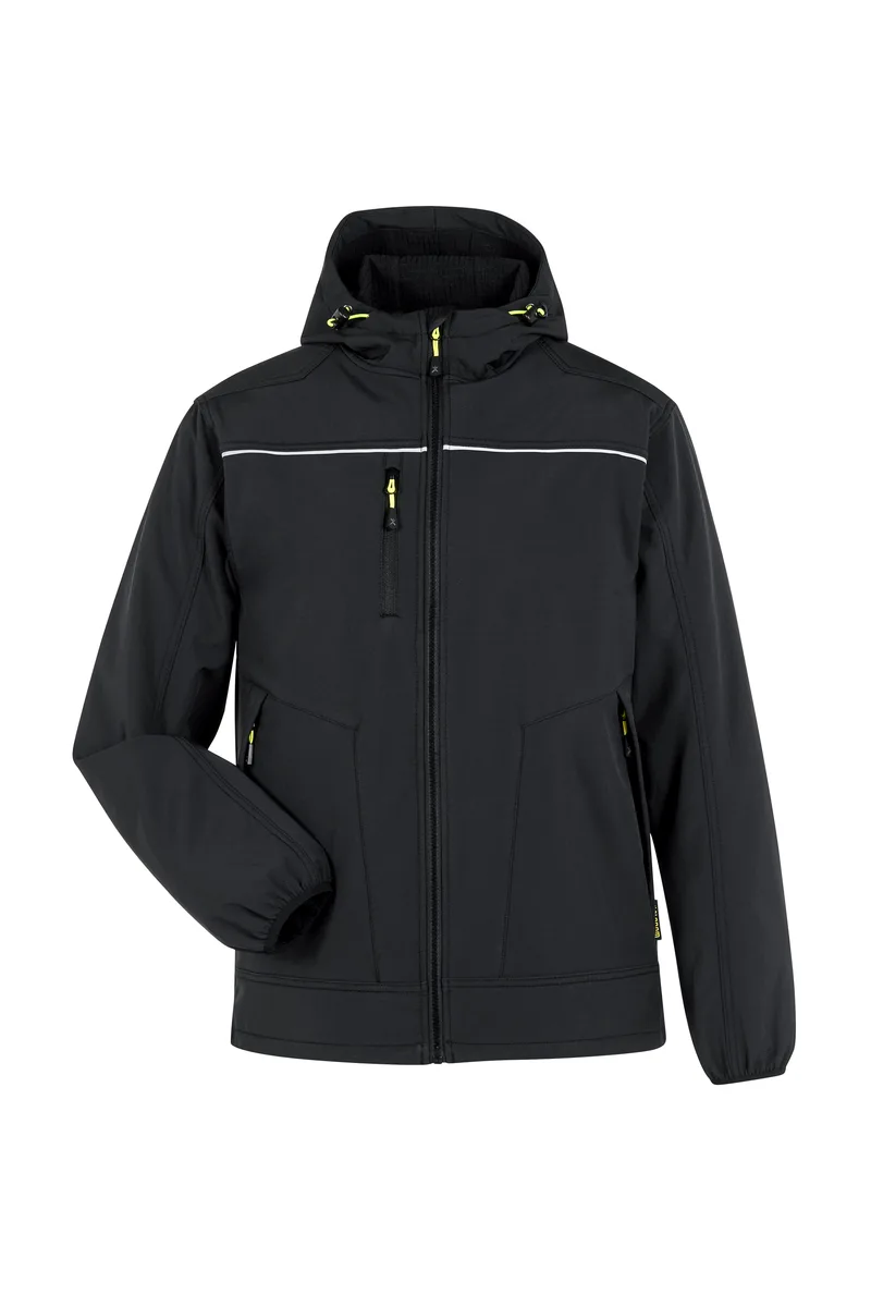 PLANAM rECOline Softshelljacke schwarz/schwarz