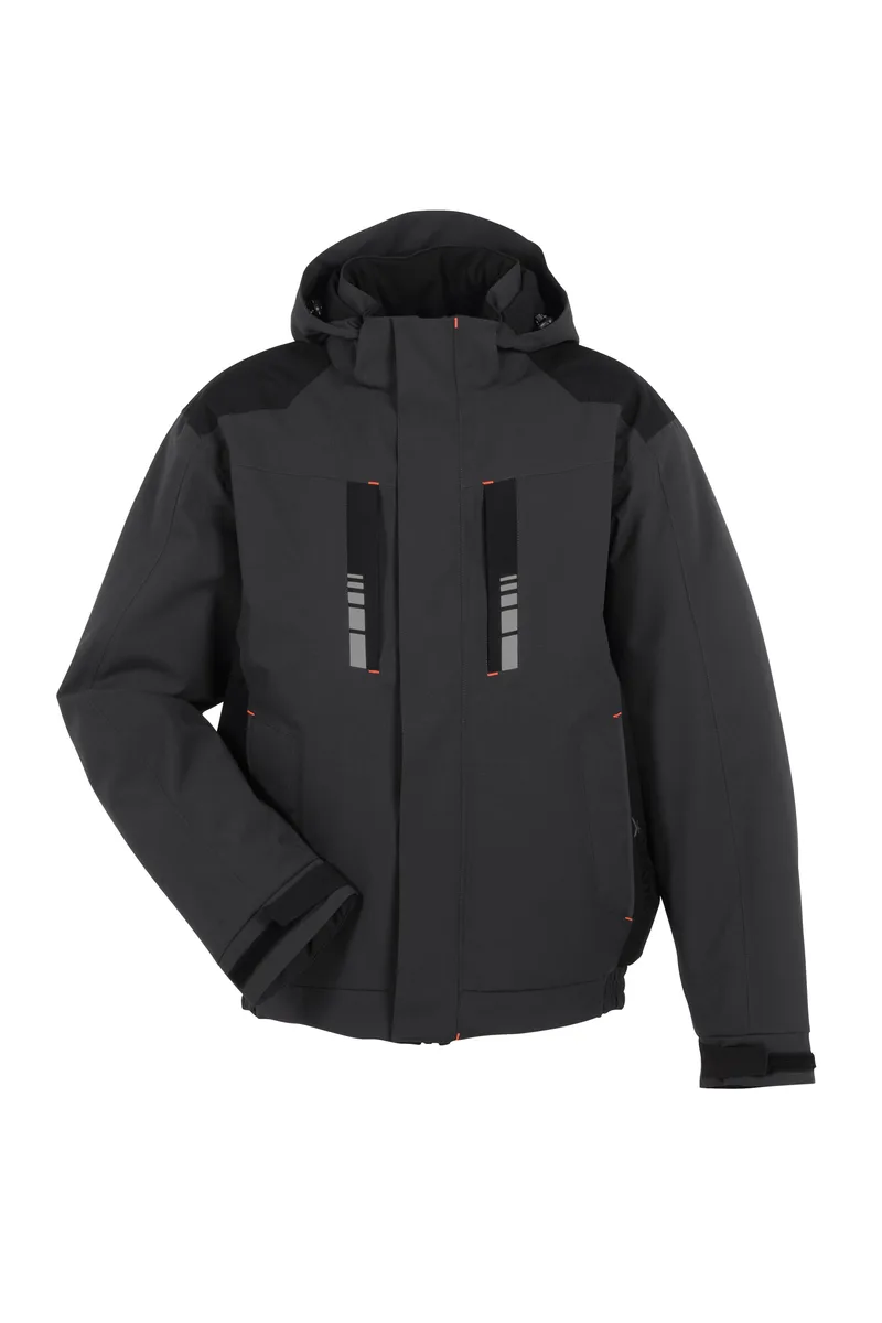 PLANAM Outdoor Moto Winterjacke grau/schwarz