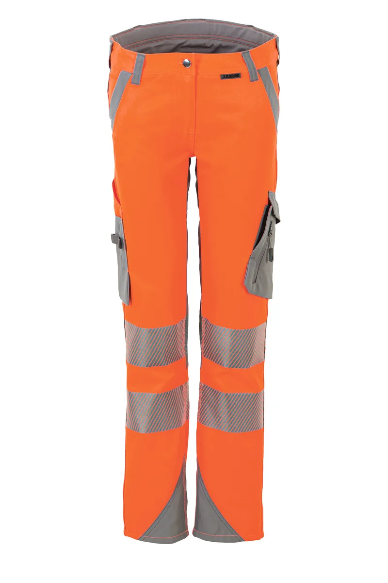 PLANAM Norit Warnschutz Damen Bundhose orange/zink