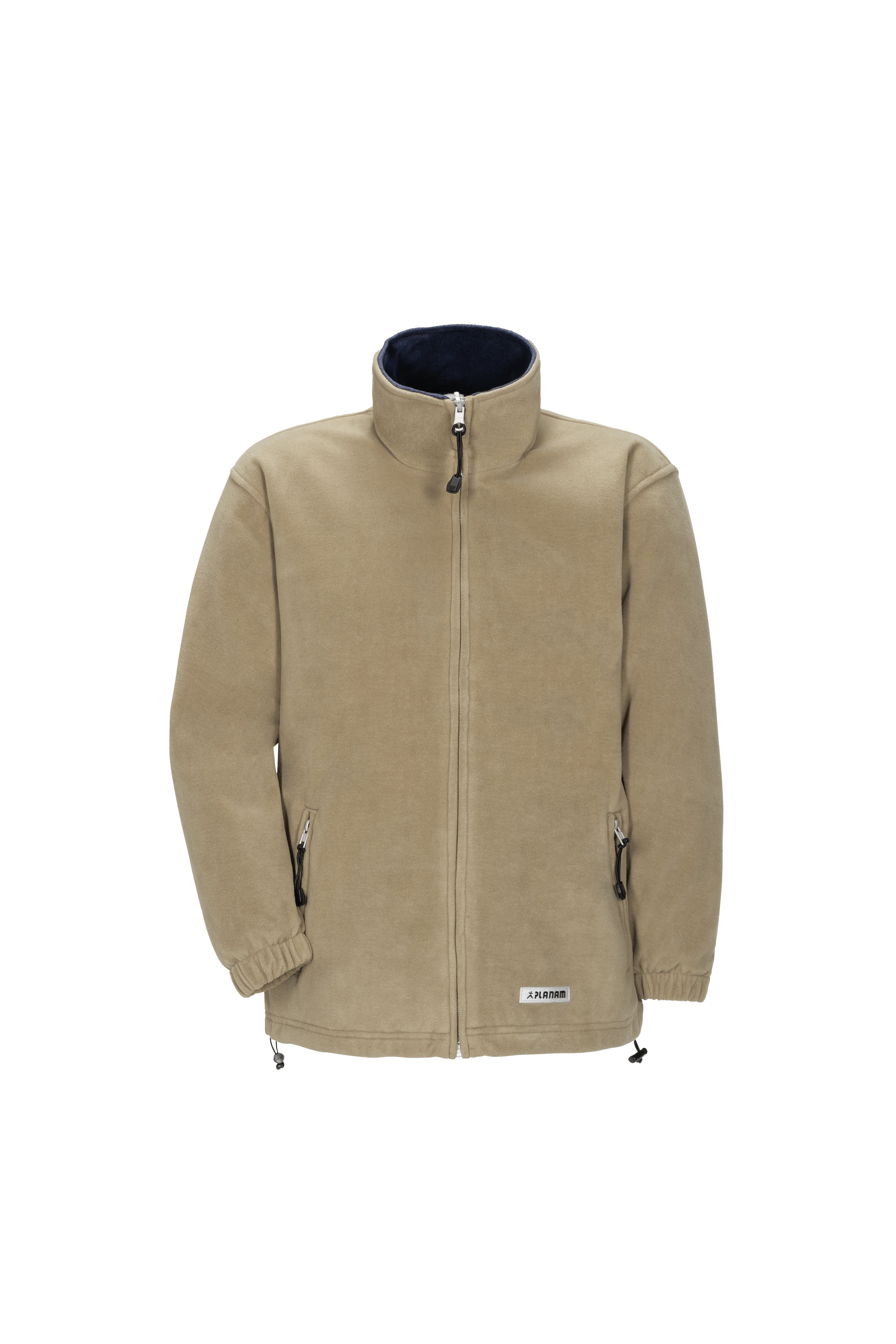 PLANAM Outdoor Stream Fleecejacke camel/marine (0348) camel/marine S