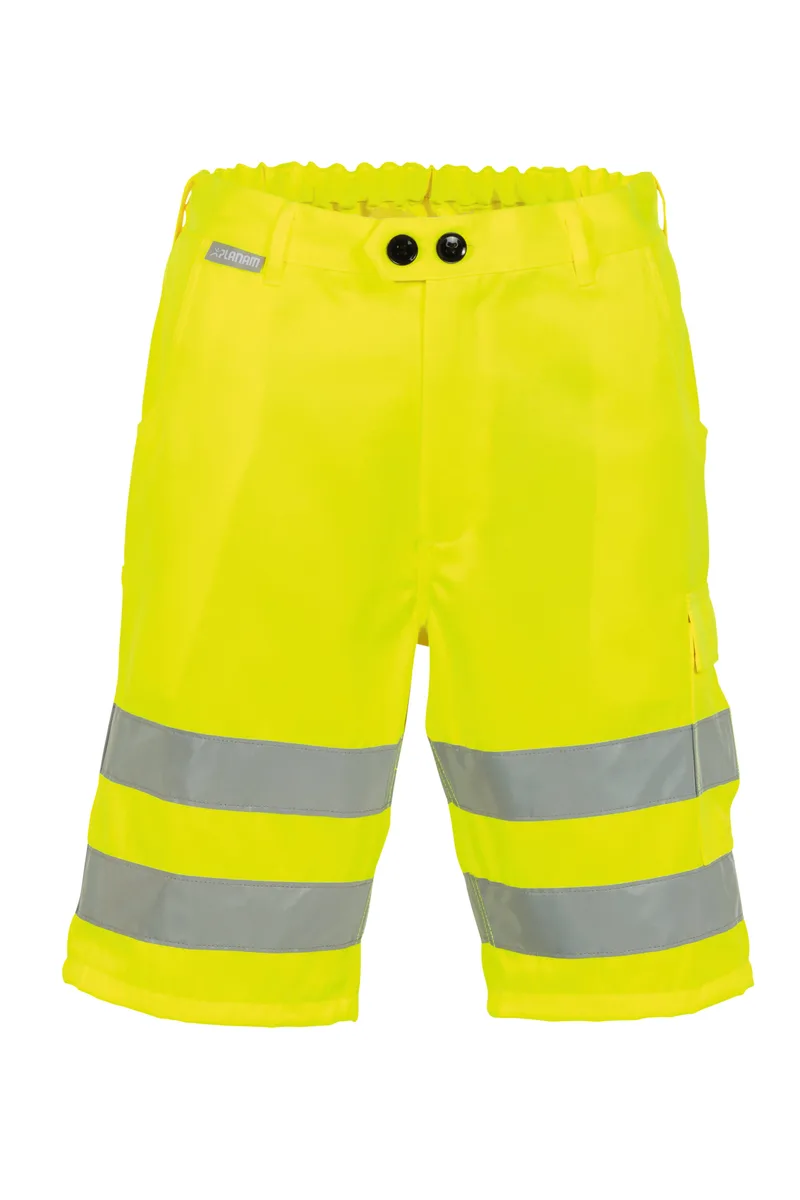 PLANAM Warnschutz Shorts uni gelb