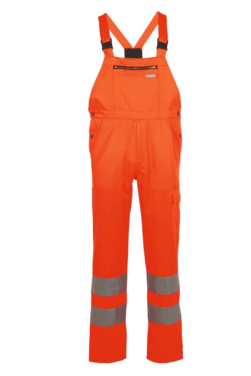 PLANAM Warnschutz Latzhose uni orange
