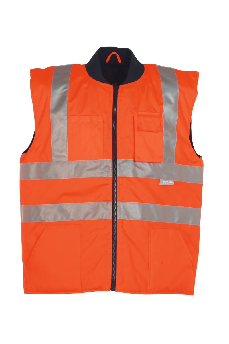 PLANAM Warnschutz Winterweste uni orange