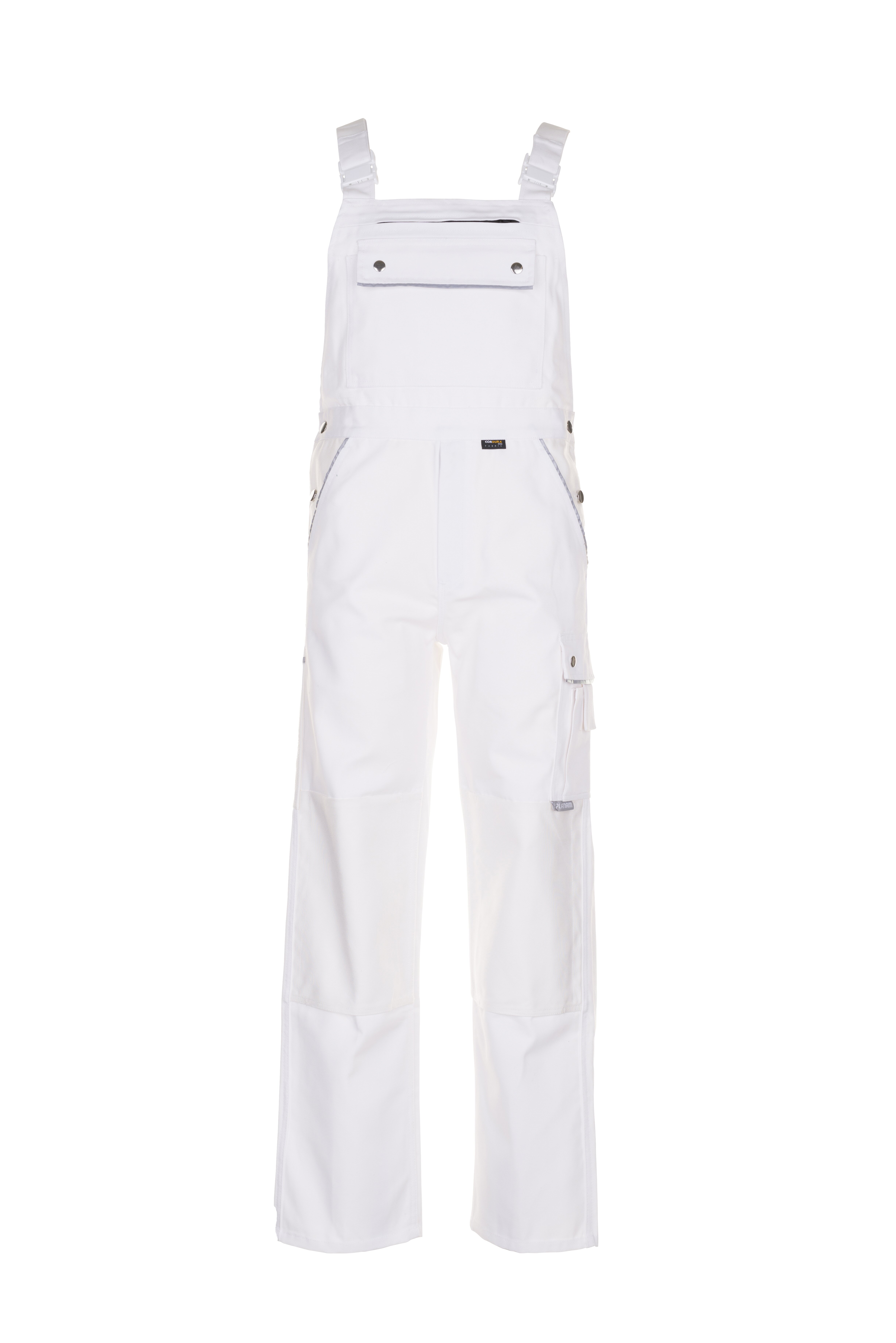 PLANAM Canvas 320 Latzhose reinweiß/reinweiß