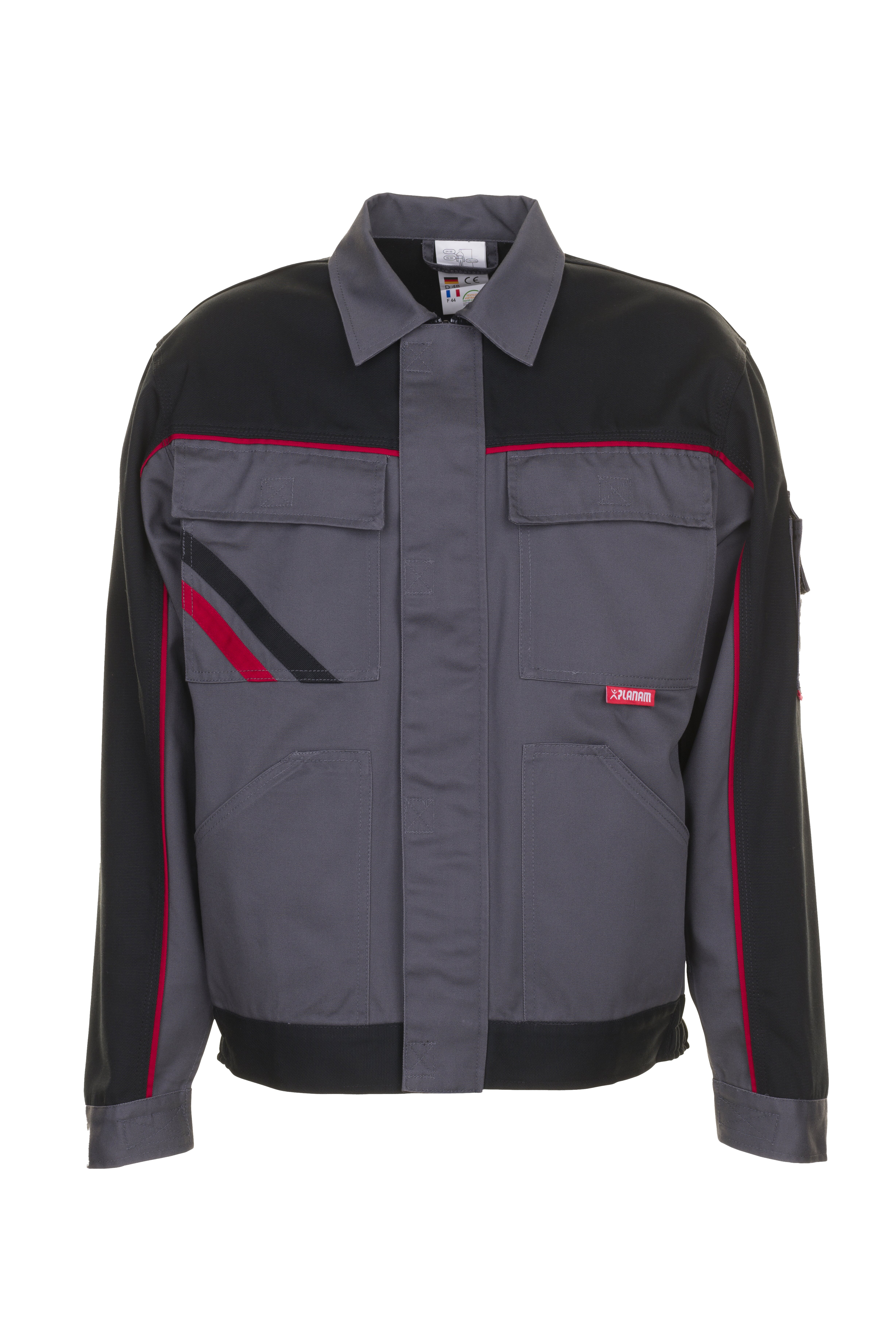 PLANAM Highline Bundjacke schiefer/schwarz/rot