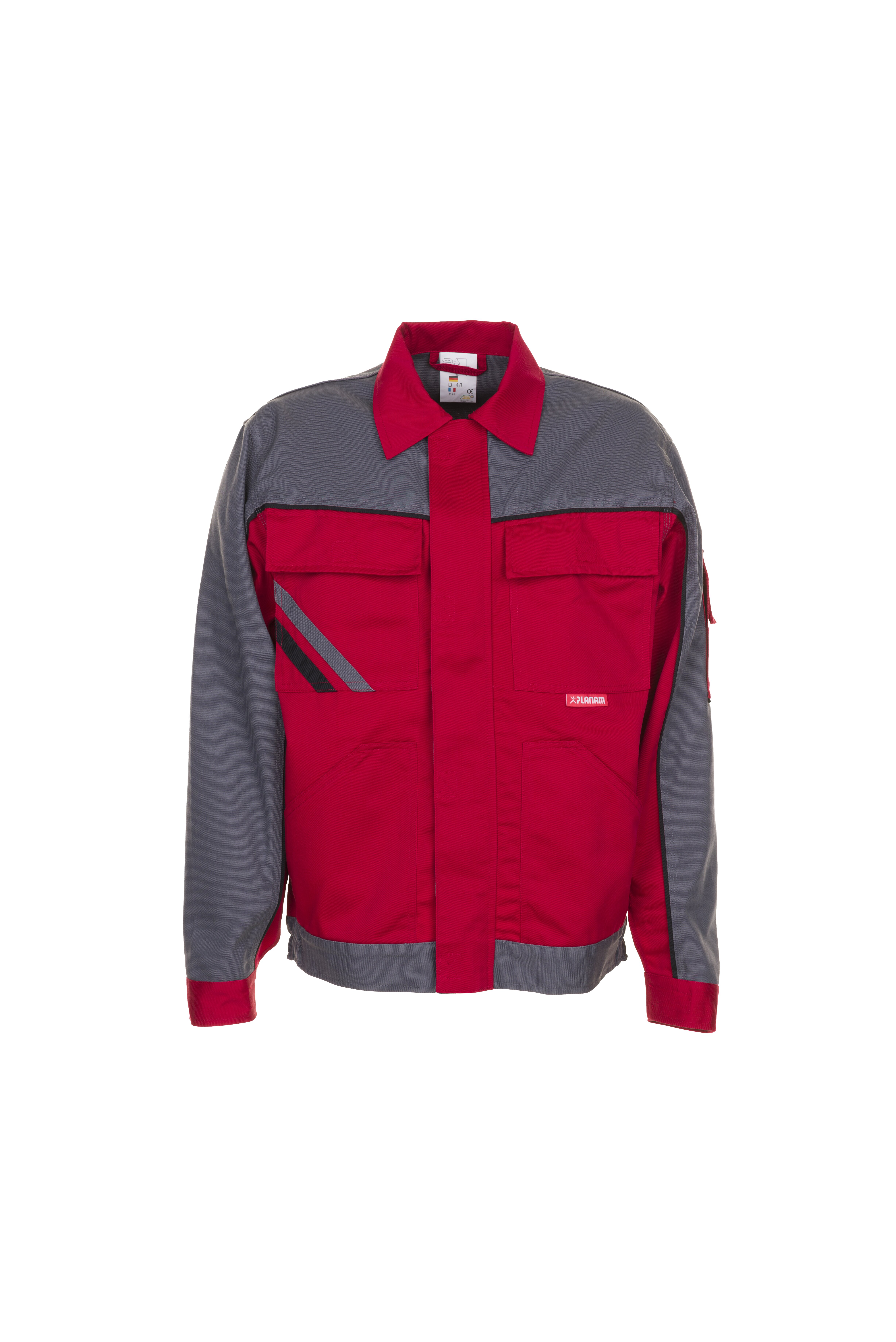 PLANAM Highline Bundjacke rot/schiefer/schwarz