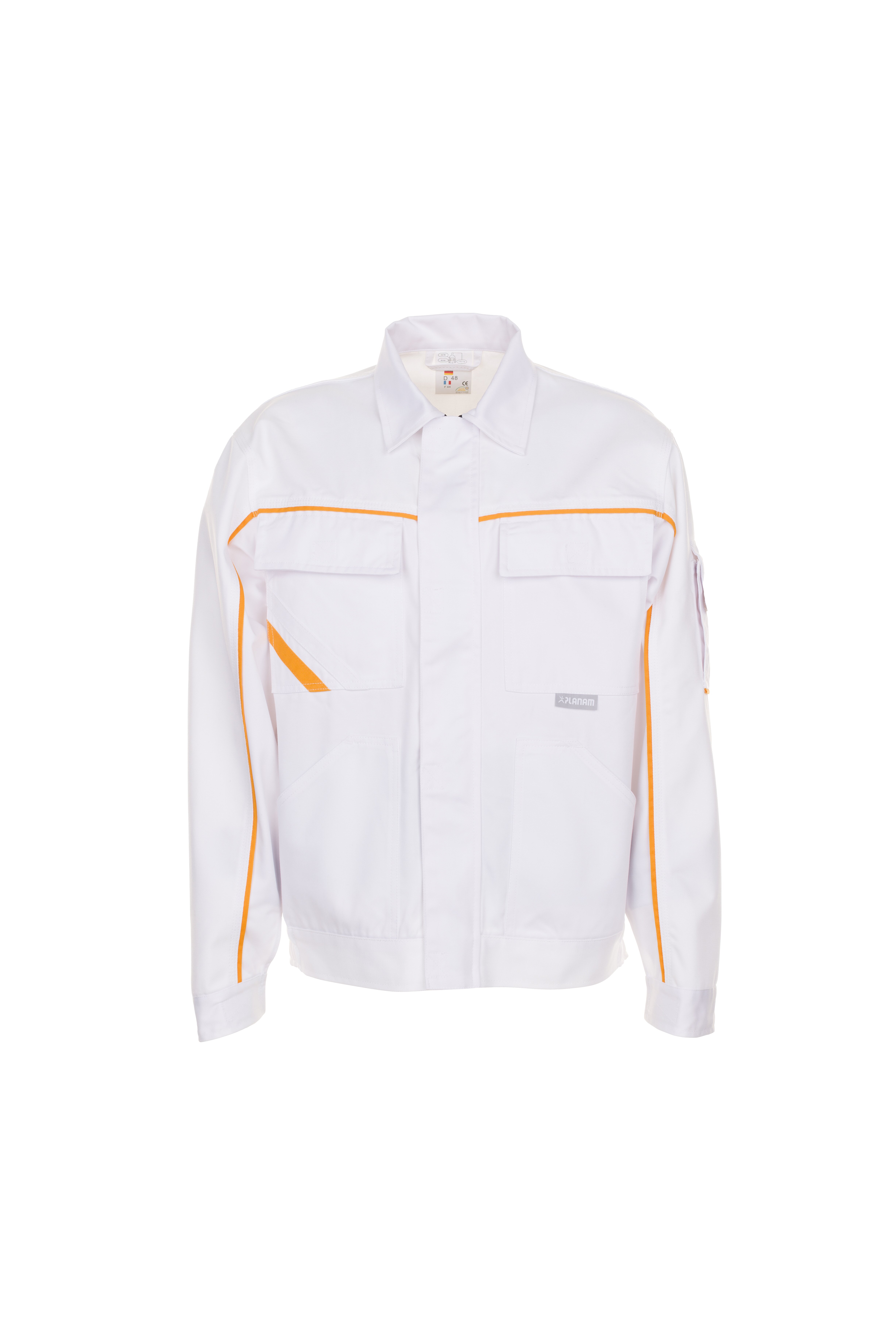 PLANAM Highline Bundjacke reinweiß/reinweiß/gelb