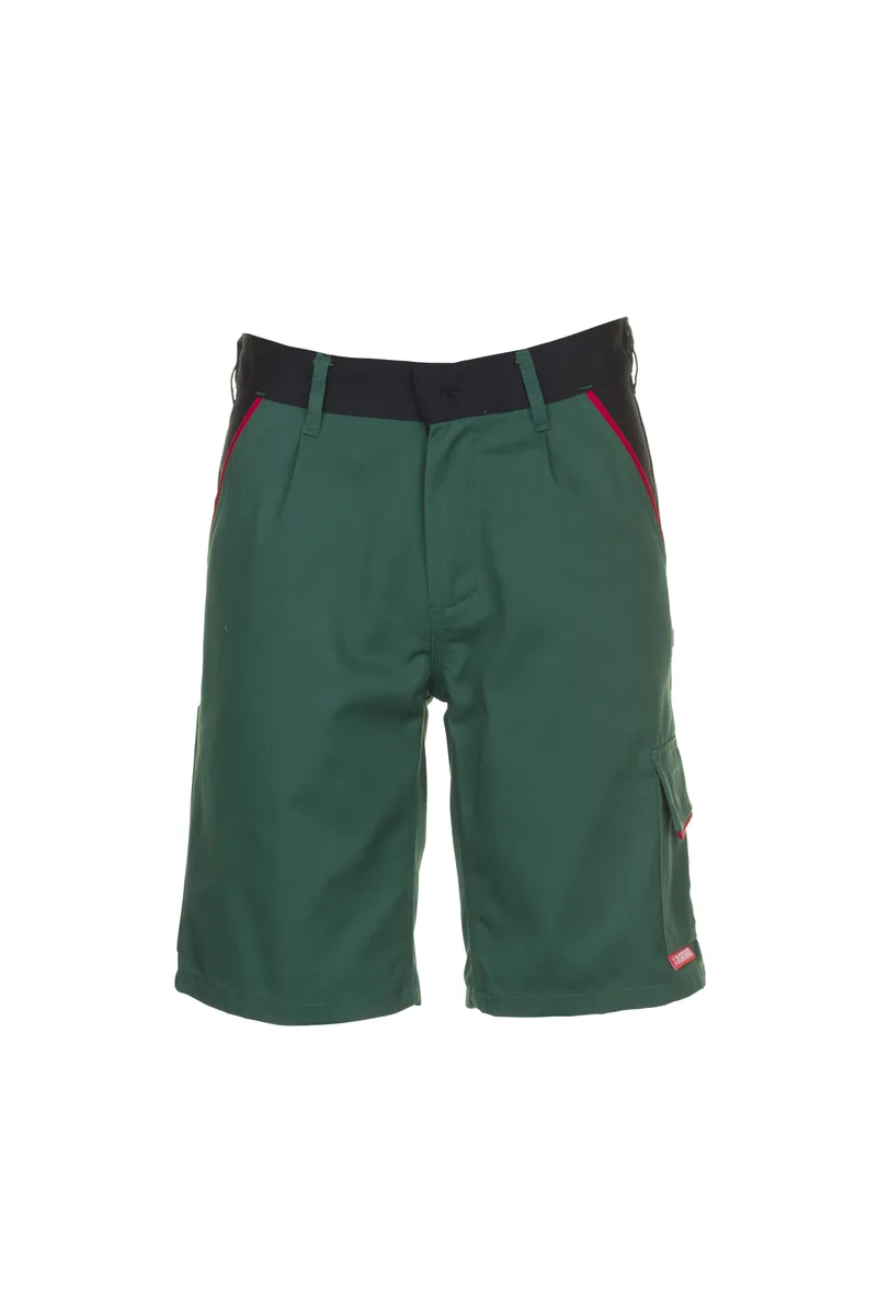 PLANAM Highline Shorts grün/schwarz/rot