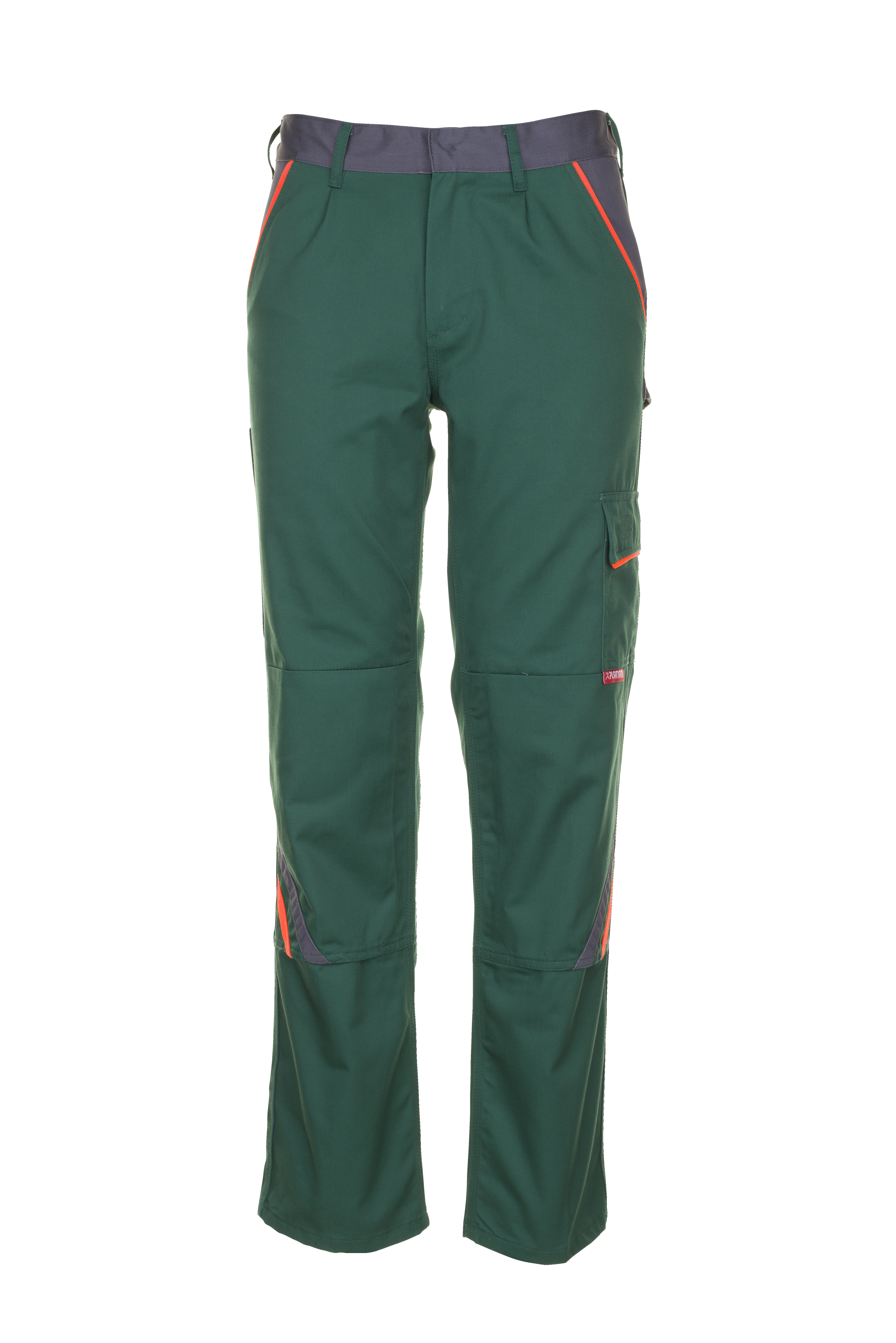 PLANAM Visline Bundhose grün/orange/schiefer