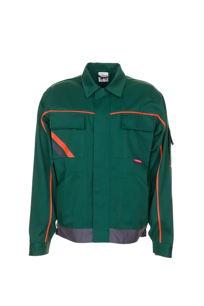 PLANAM Visline V2 Bundjacke grün/orange/schiefer
