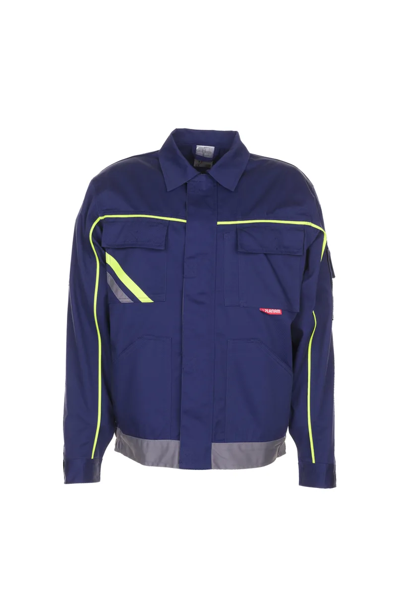 PLANAM Visline V2 Bundjacke marine/gelb/zink