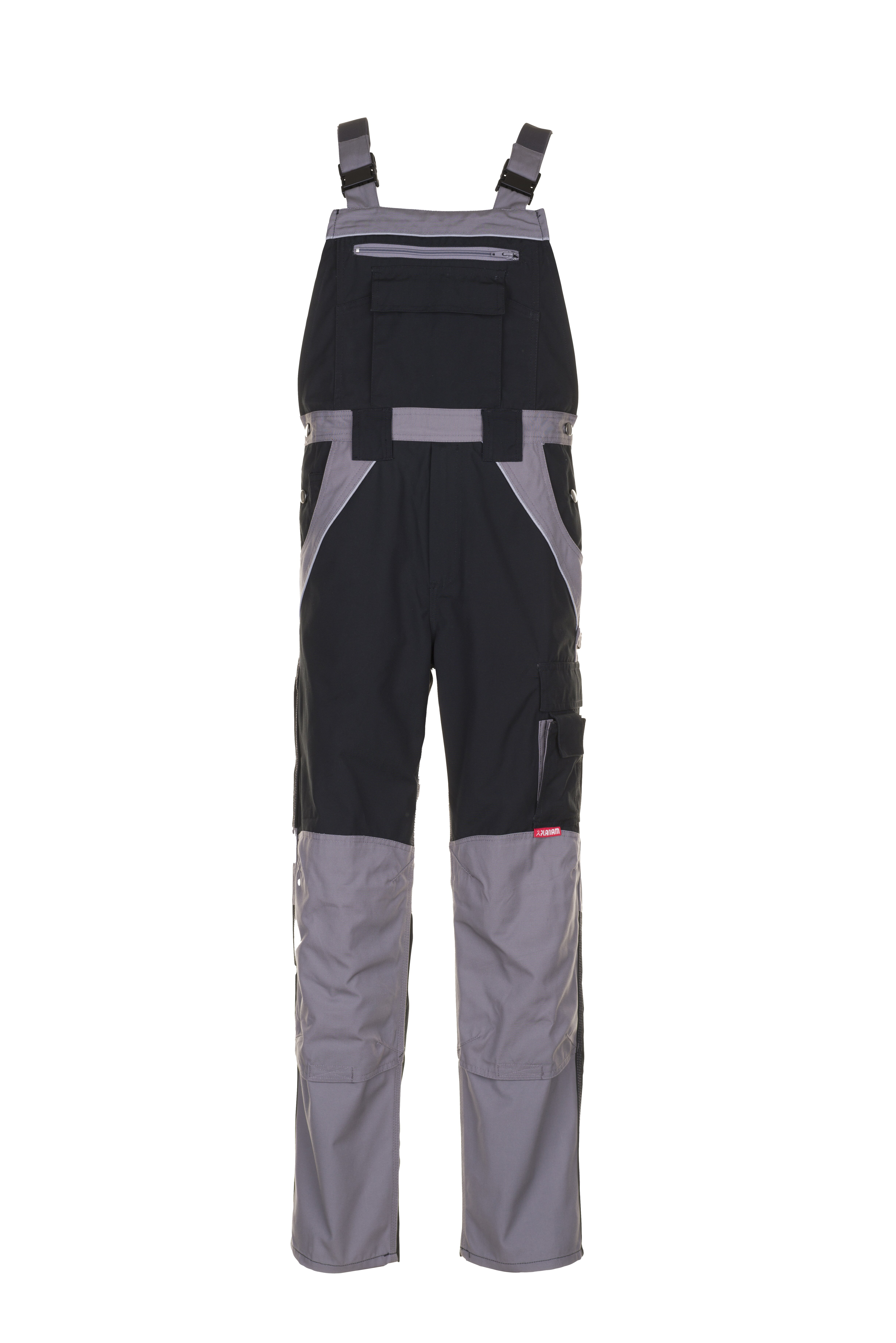 PLANAM Plaline Latzhose schwarz/zink (2520) schwarz/zink 60