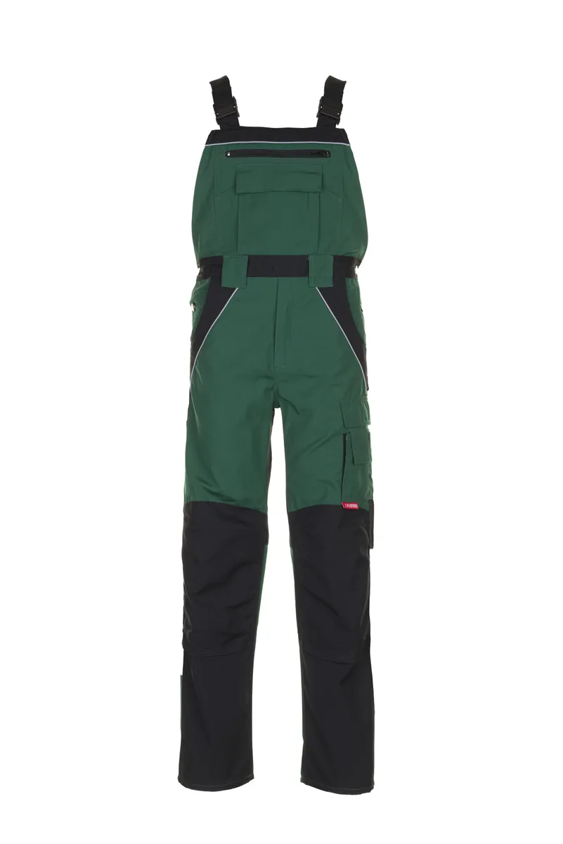 PLANAM Plaline Latzhose grün/schwarz