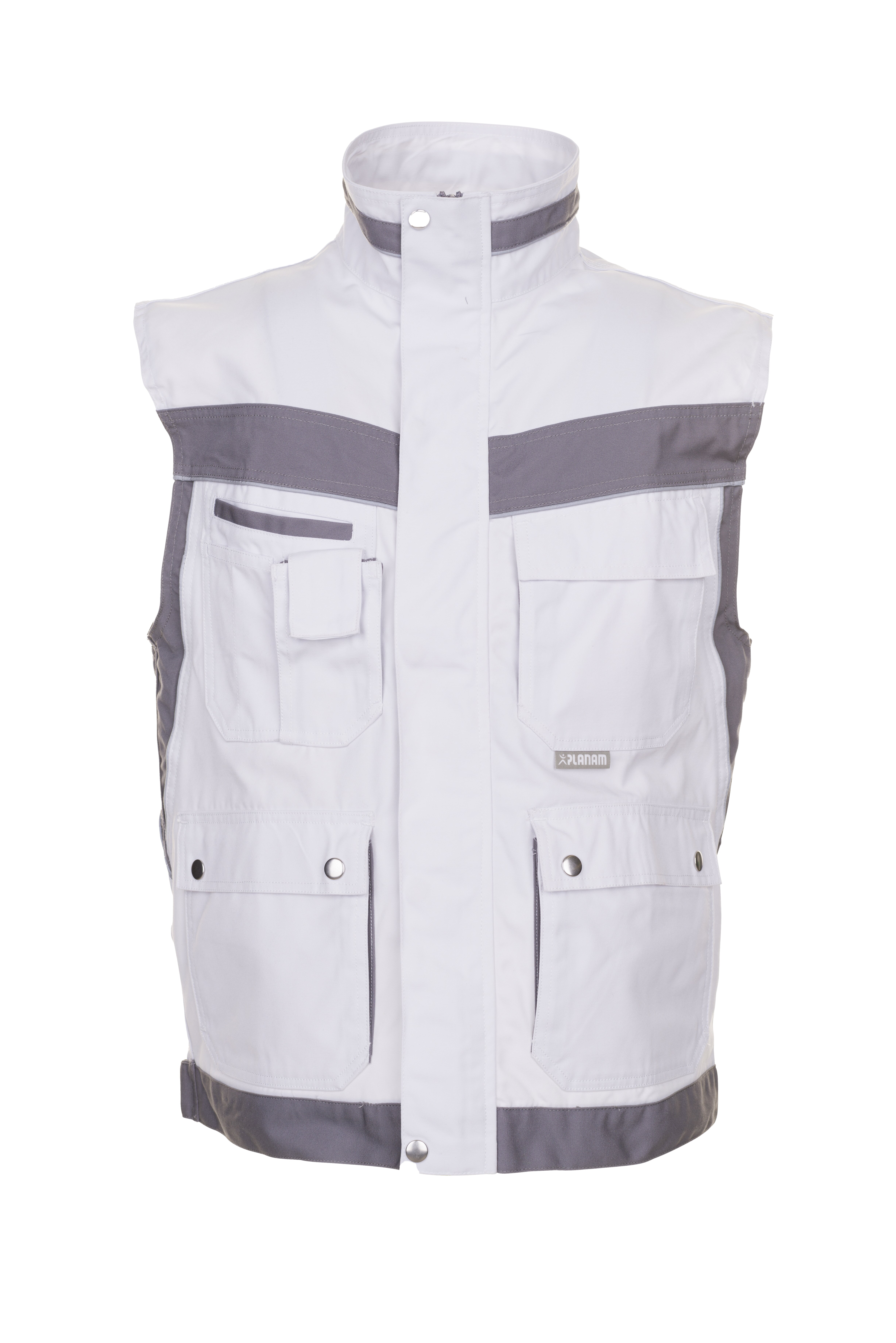 PLANAM Plaline Weste reinweiß/zink (2533) reinweiß/zink XS