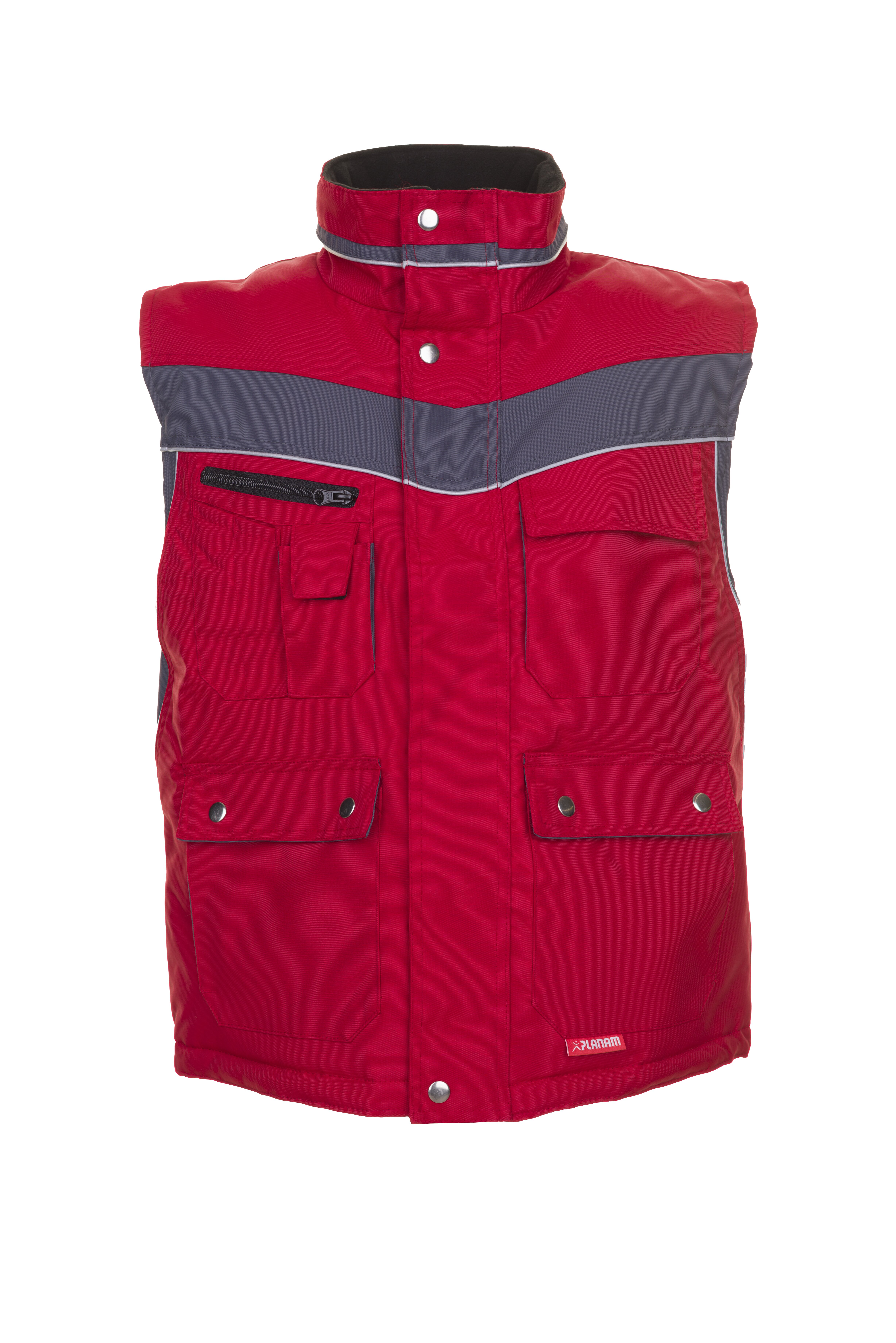 PLANAM Plaline Winterweste rot/schiefer (2587) rot/schiefer S