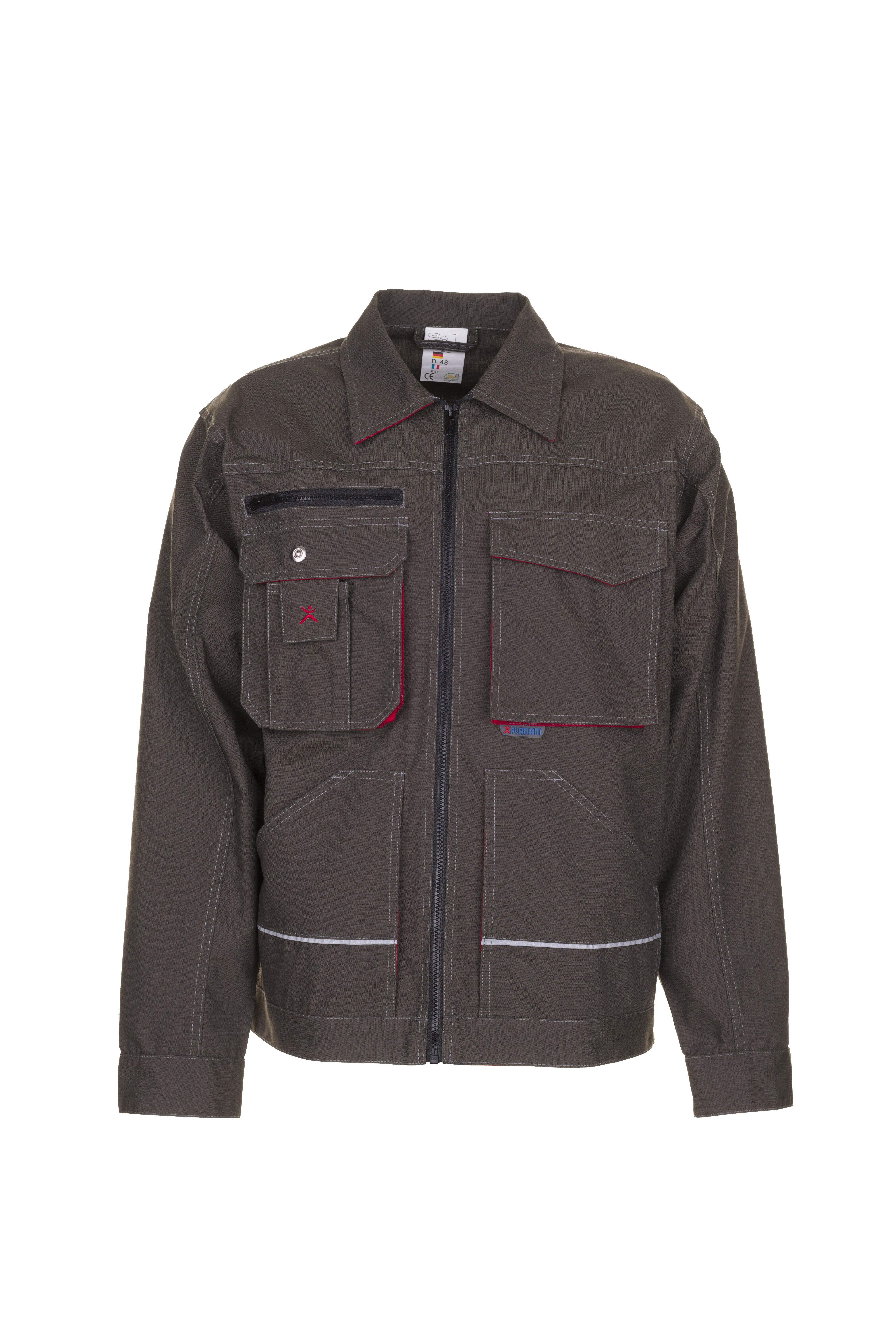 PLANAM Basalt Bundjacke oliv/rot (2813) oliv/rot 64