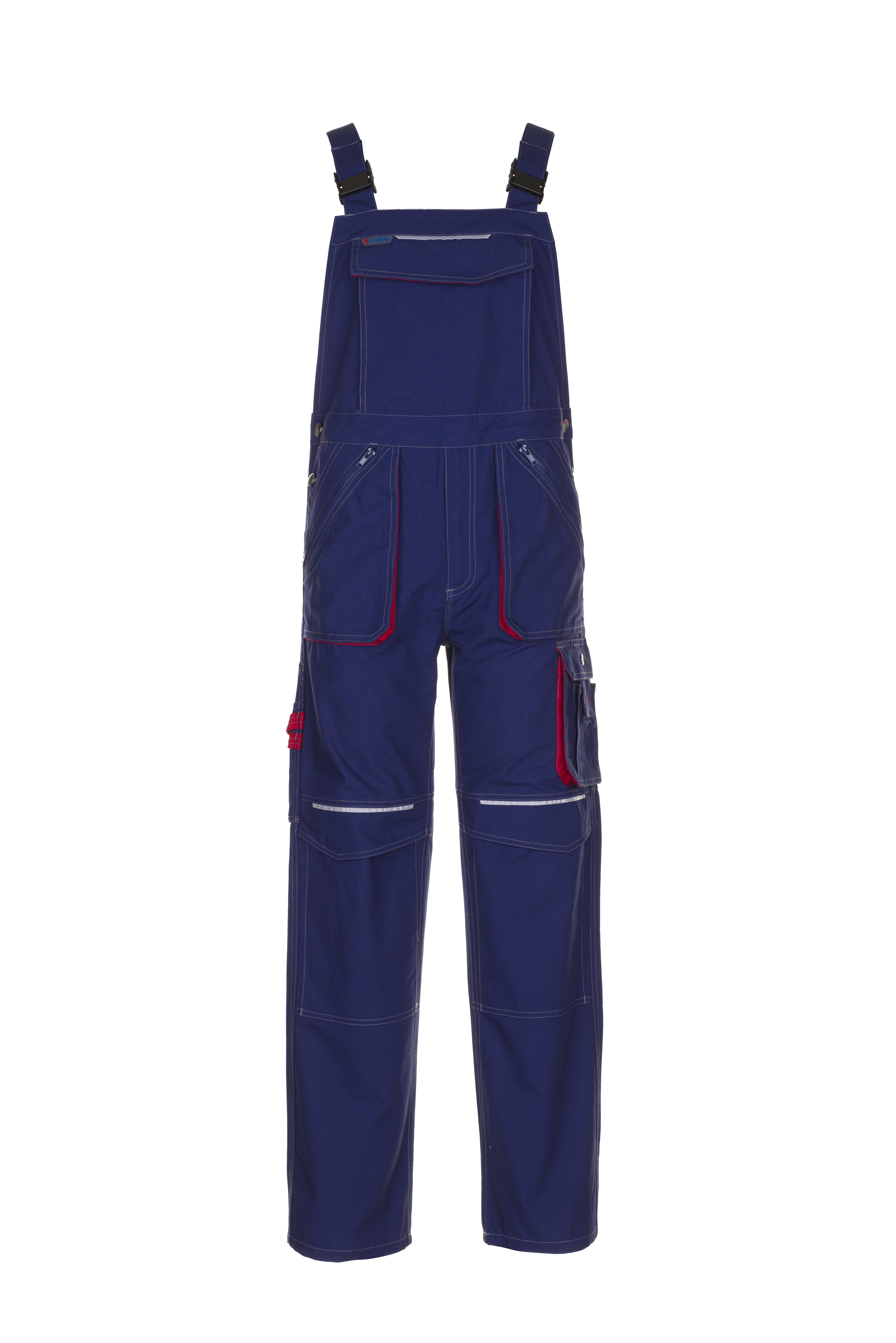 PLANAM Basalt Latzhose marine/rot