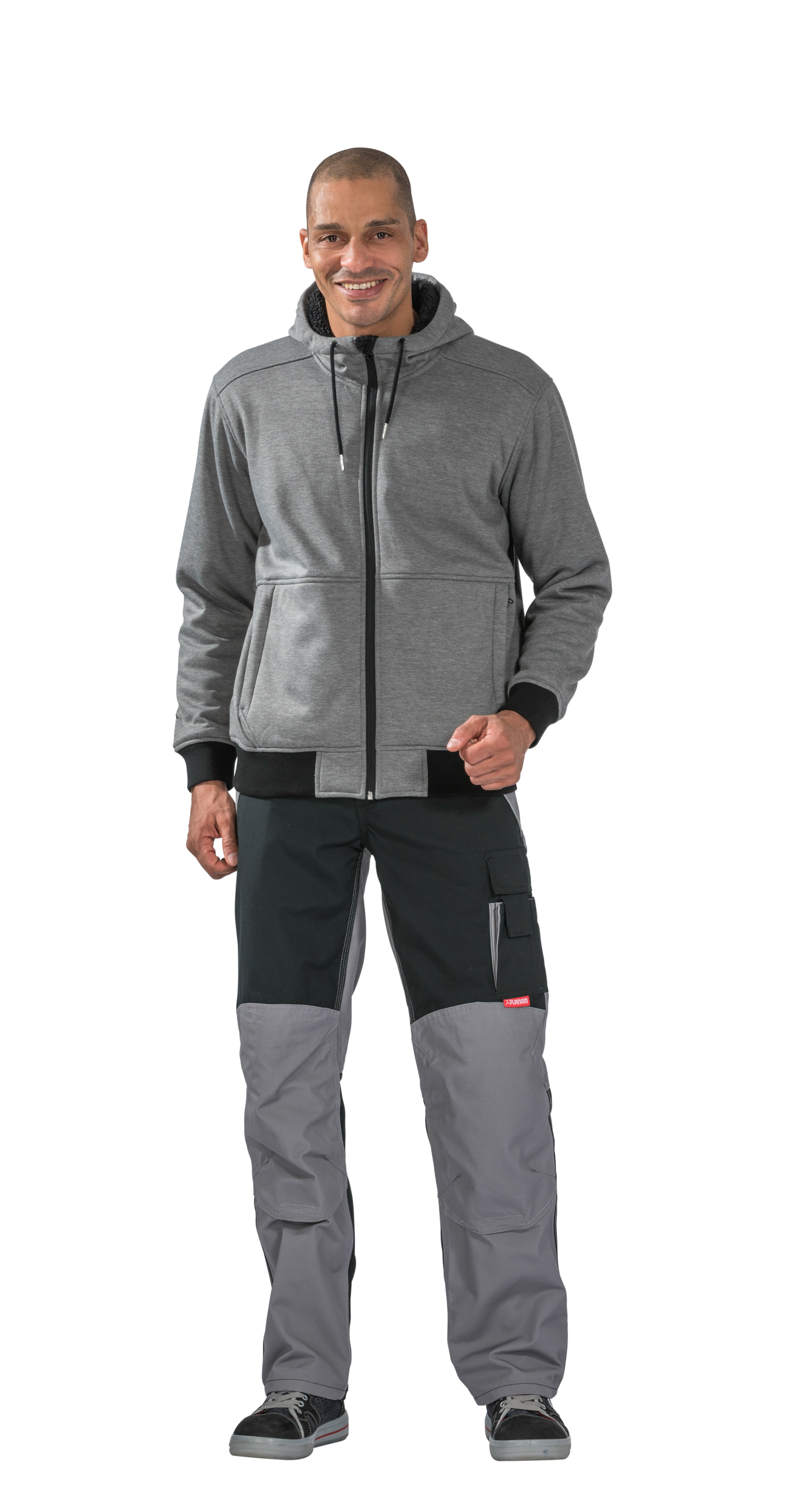 PLANAM Outdoor Iceland Hoodie grau