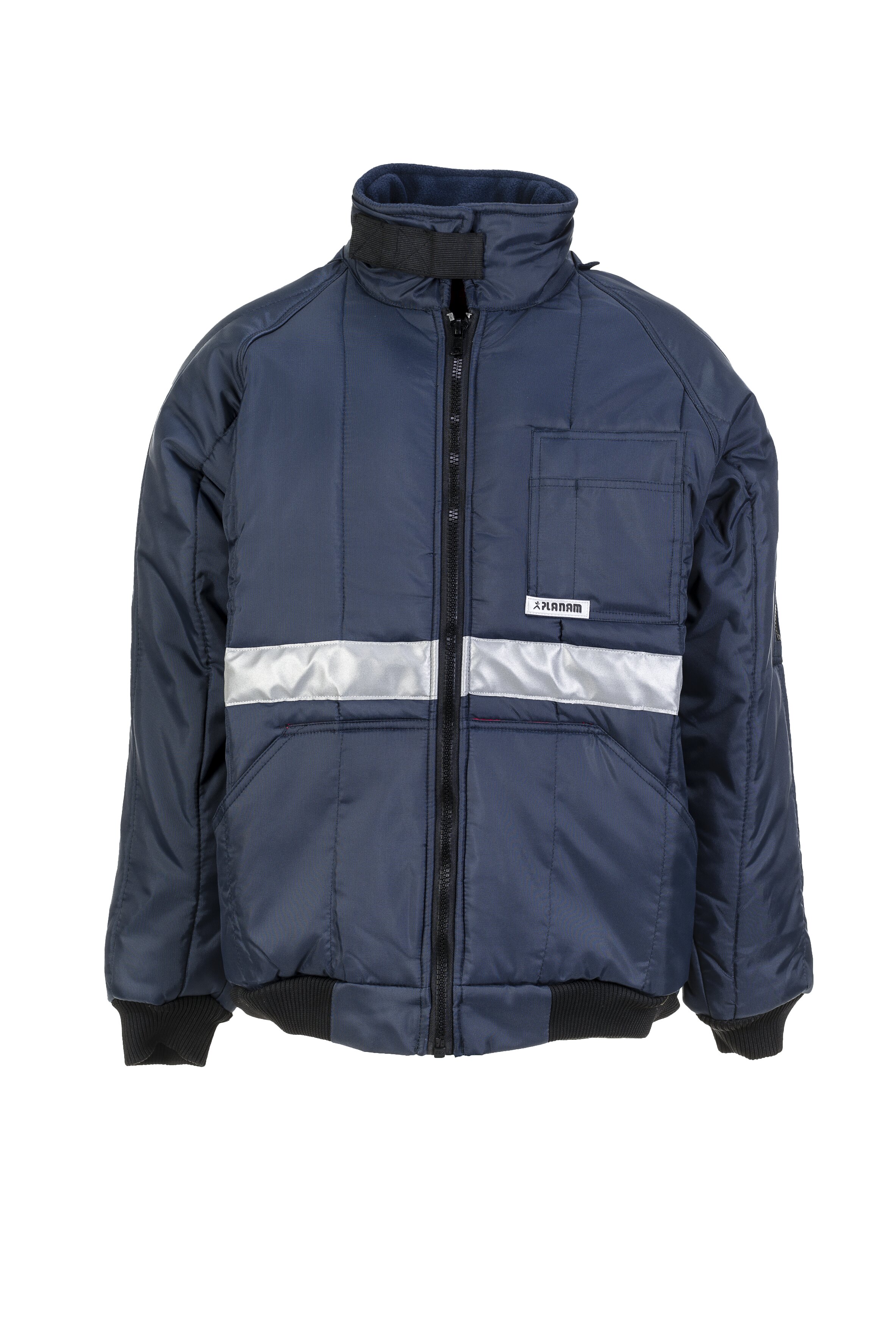 PLANAM Kühl-/Gefrierhaus Kühlhaus Blouson marine, Innenfutter rot (5120) marine, Innenfutter rot S
