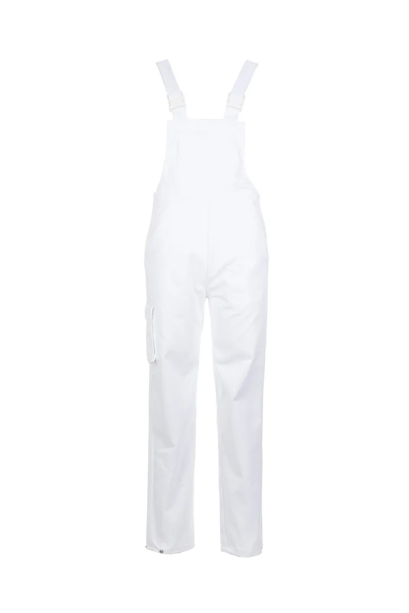 PLANAM Food Damen Latzhose reinweiß