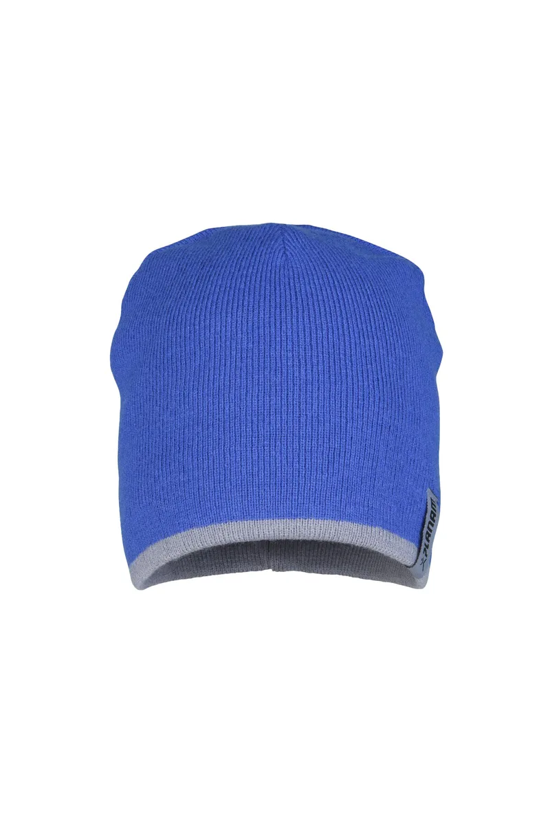 PLANAM Zubehör Strickmütze 2-farbig kornblumenblau/zink