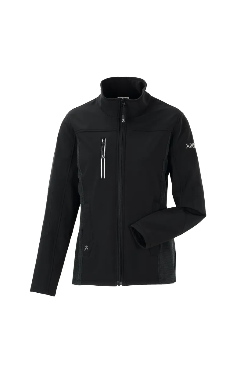 PLANAM Norit Damen Pure Softshelljacke schwarz