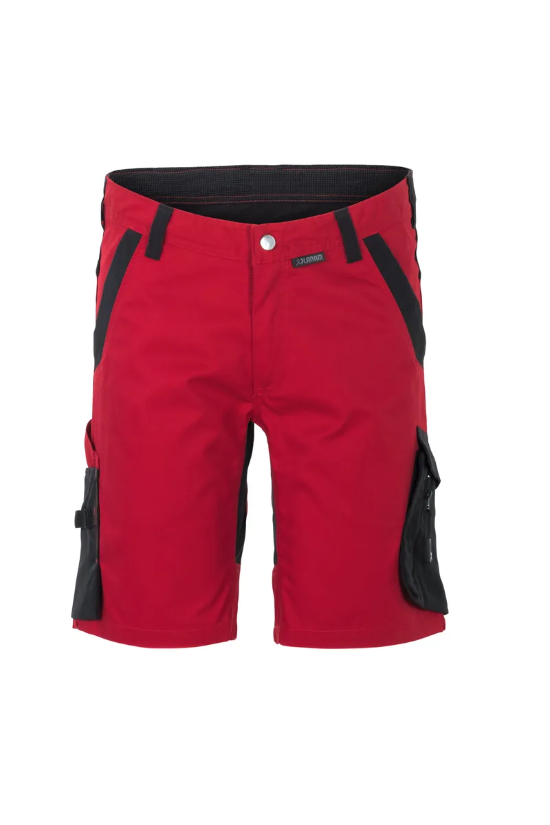 PLANAM Norit Herren Shorts rot/schwarz