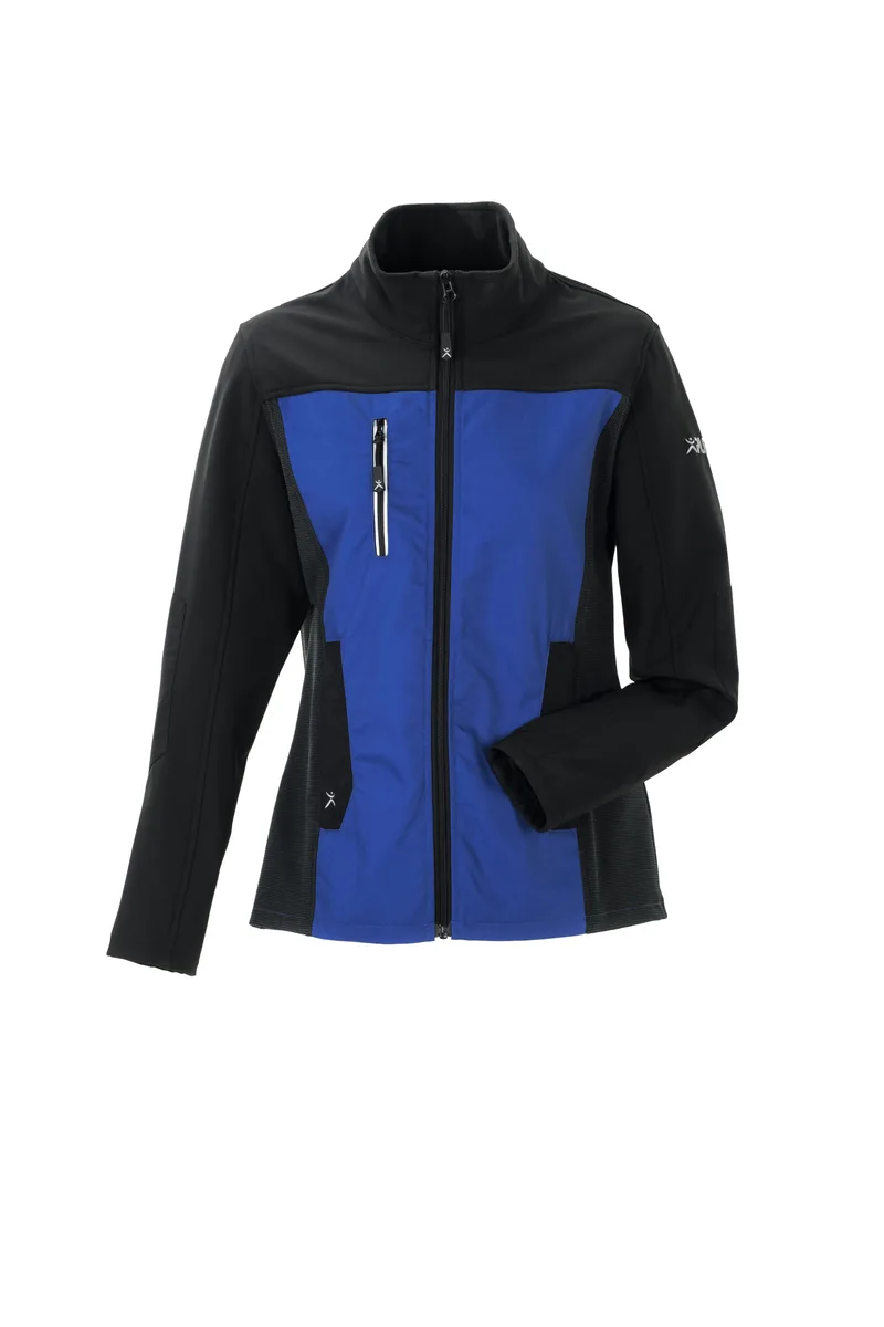 PLANAM Norit Damen Hybridjacke kornblumenblau/schwarz