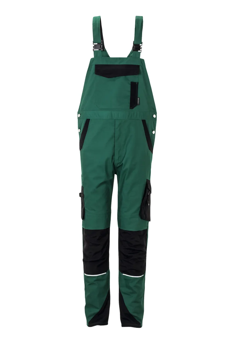 PLANAM Norit Herren Latzhose grün/schwarz