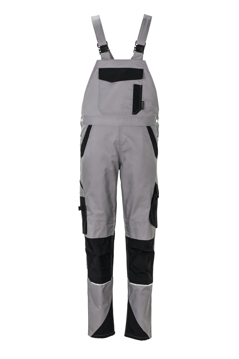PLANAM Norit Damen Latzhose zink/schwarz