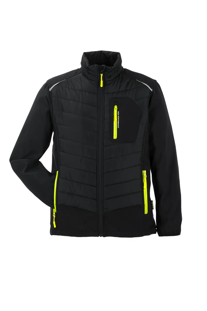 PLANAM PLANAM Stretchline Winterjacke schwarz