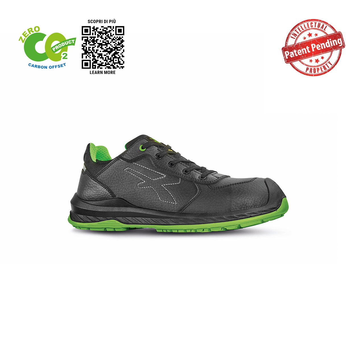 U-Power NATURAL UK ESD S3 CI SRC Halbschuh (RI20324) 37