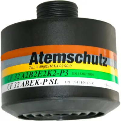 Asatex Atemschutzfilter ABEKP3 schwarz