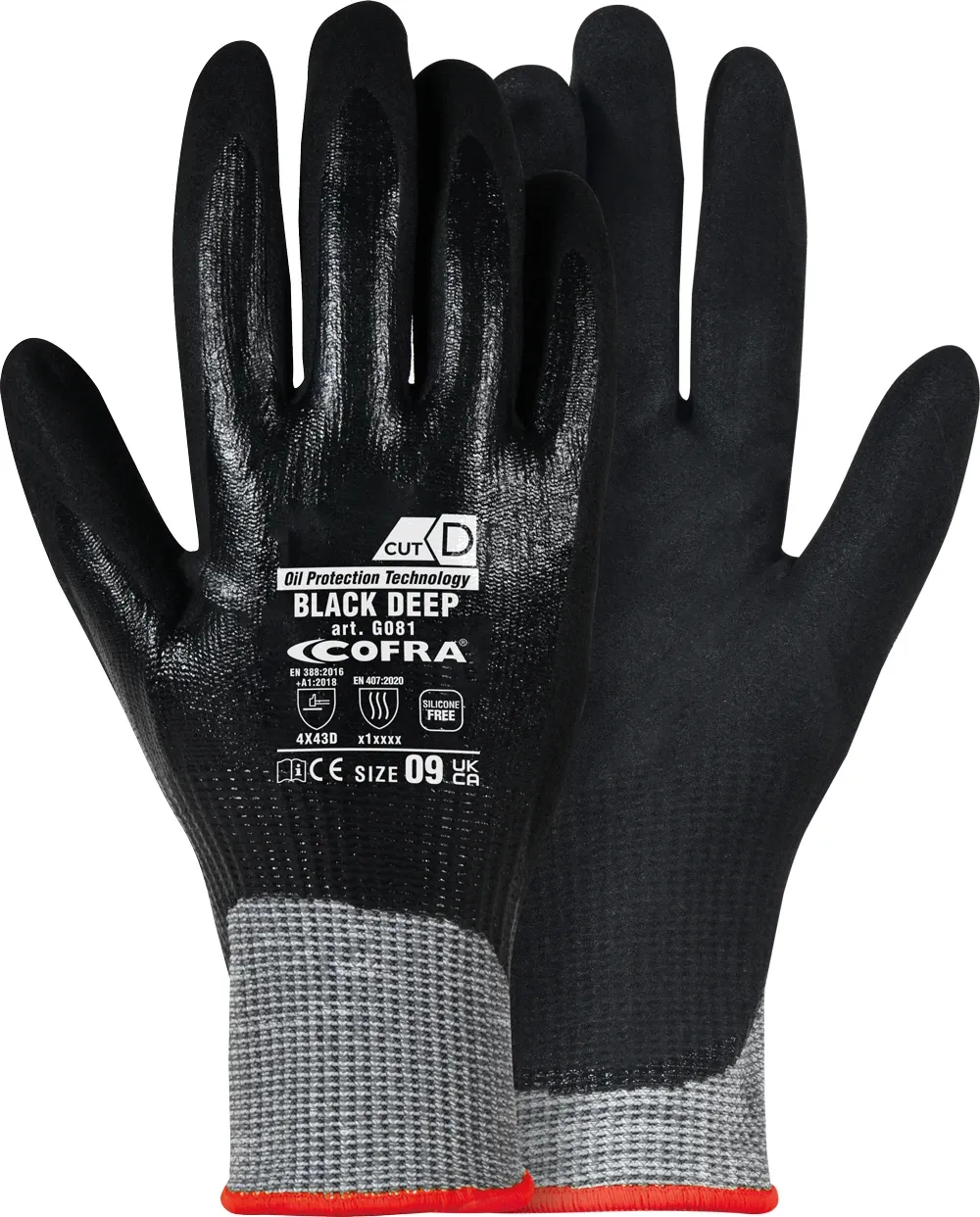 COFRA BLACK DEEP DOZ/PA (Weiß-Schwarz/Schwarz)