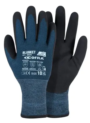 COFRA BLANKET CRT/DOZ (Petrol/Schwarz)