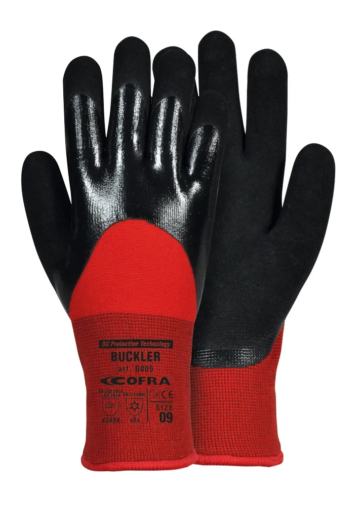 COFRA BUCKLER CRT/PAIO (Rot/Schwarz)